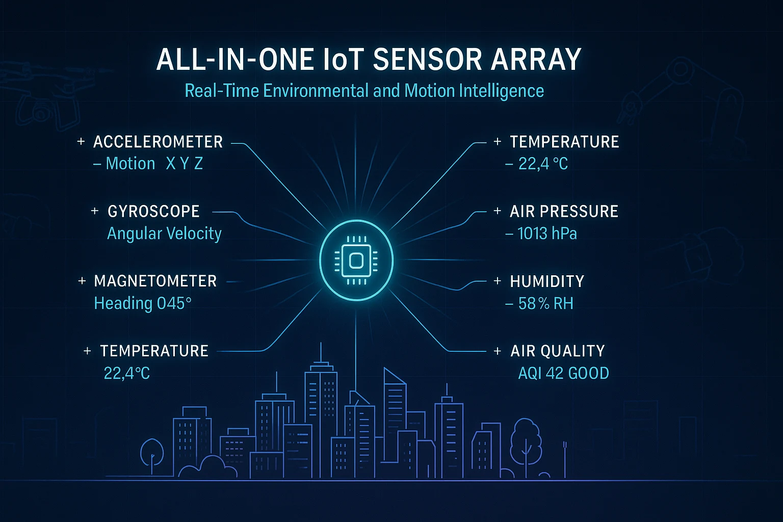 all in one sensor module IoT