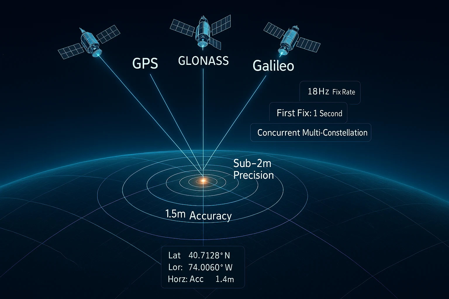 GPS module 1m accuracy
