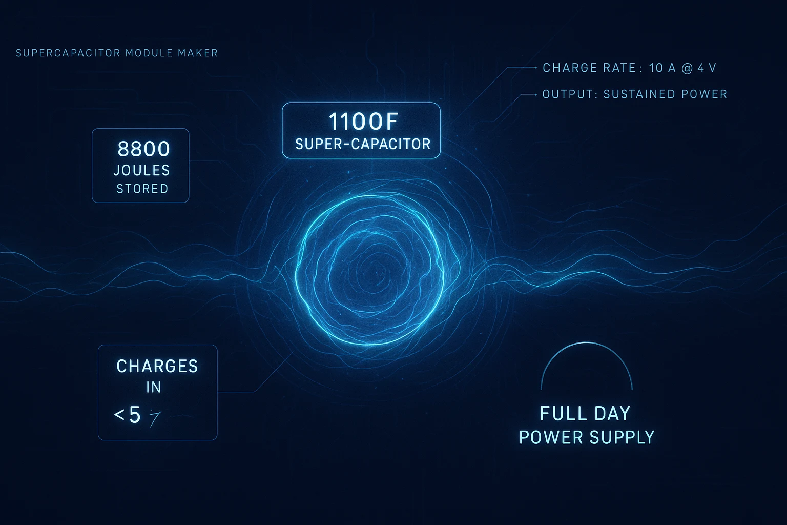supercapacitor module maker