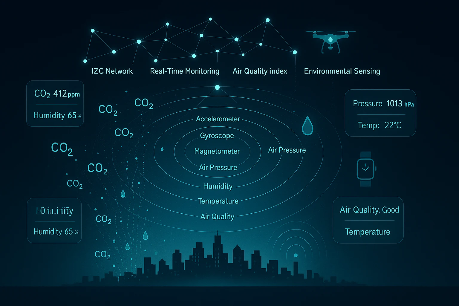 CO2 sensor module IoT