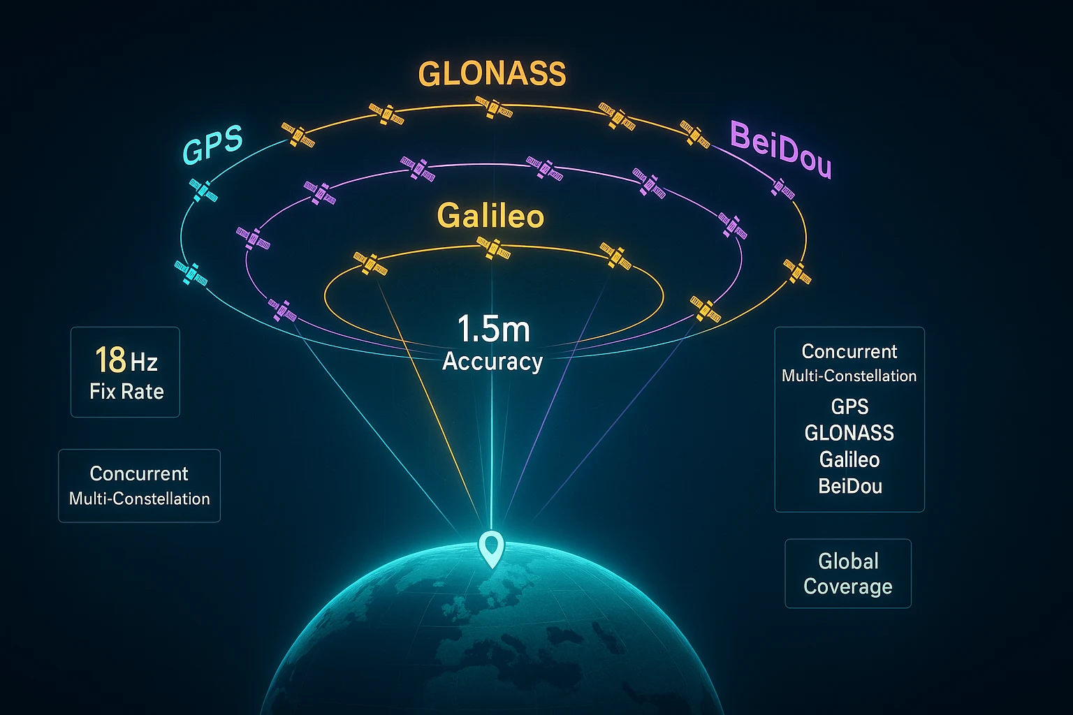 GPS GLONASS Galileo module
