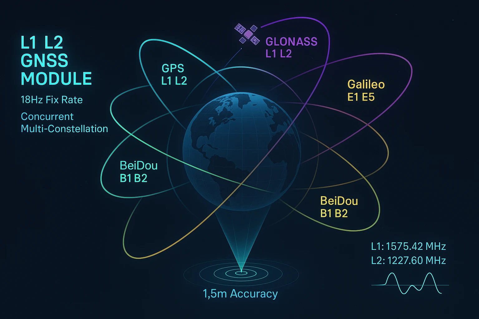 L1 L2 GNSS module
