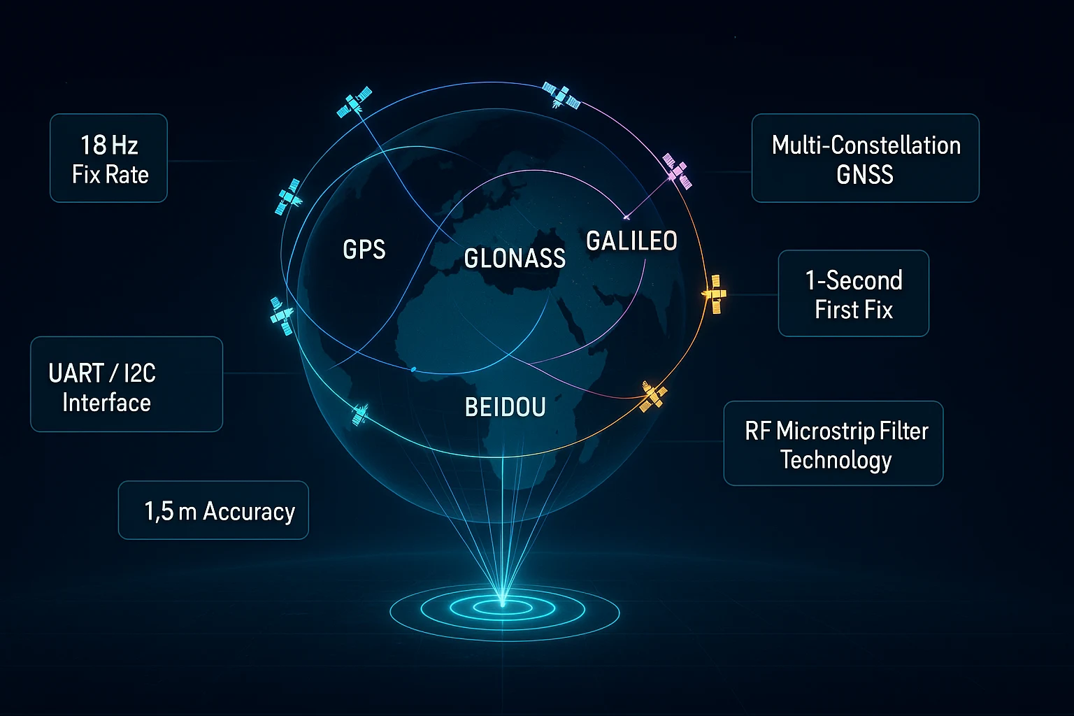 GNSS antenna module