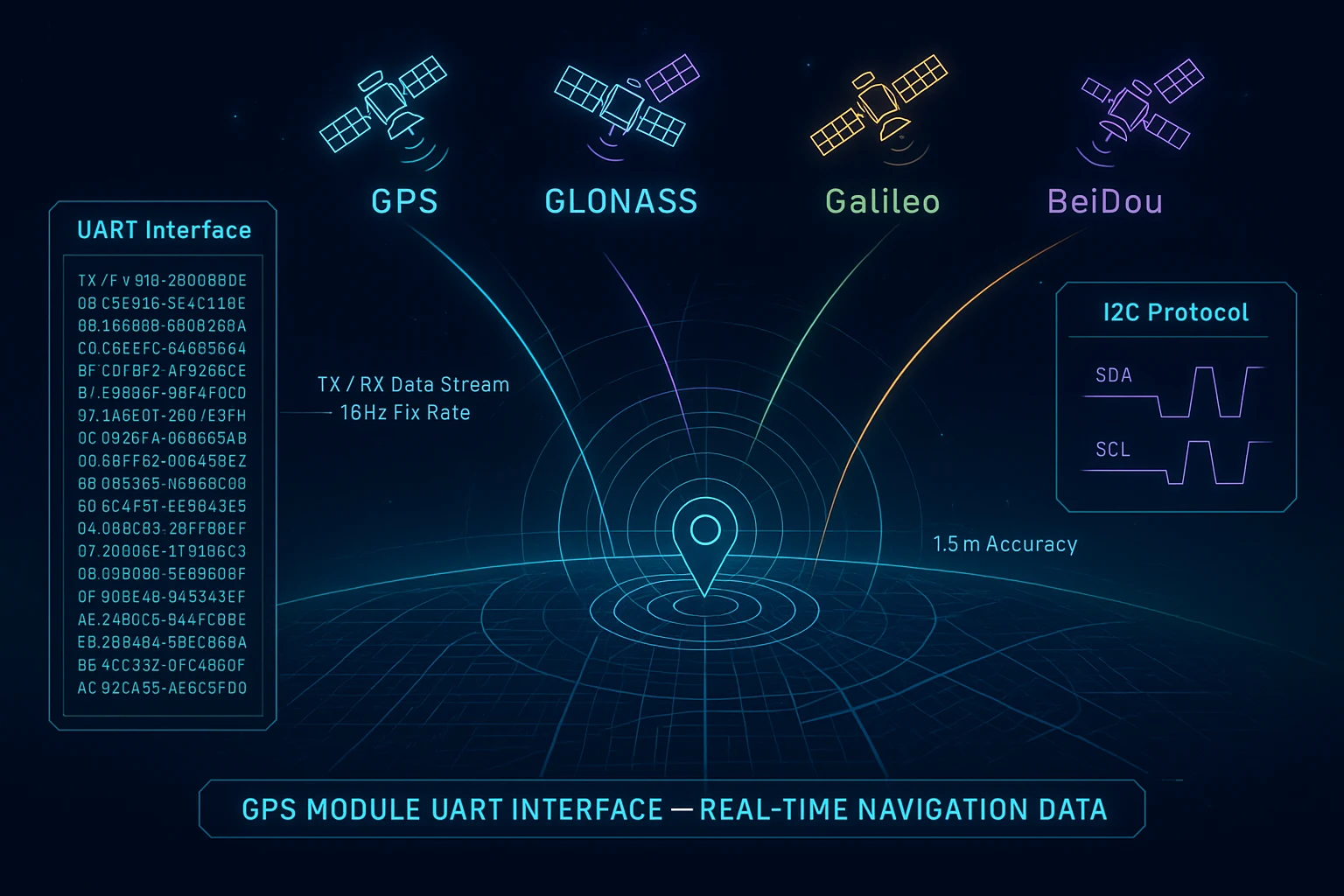 GPS module UART interface
