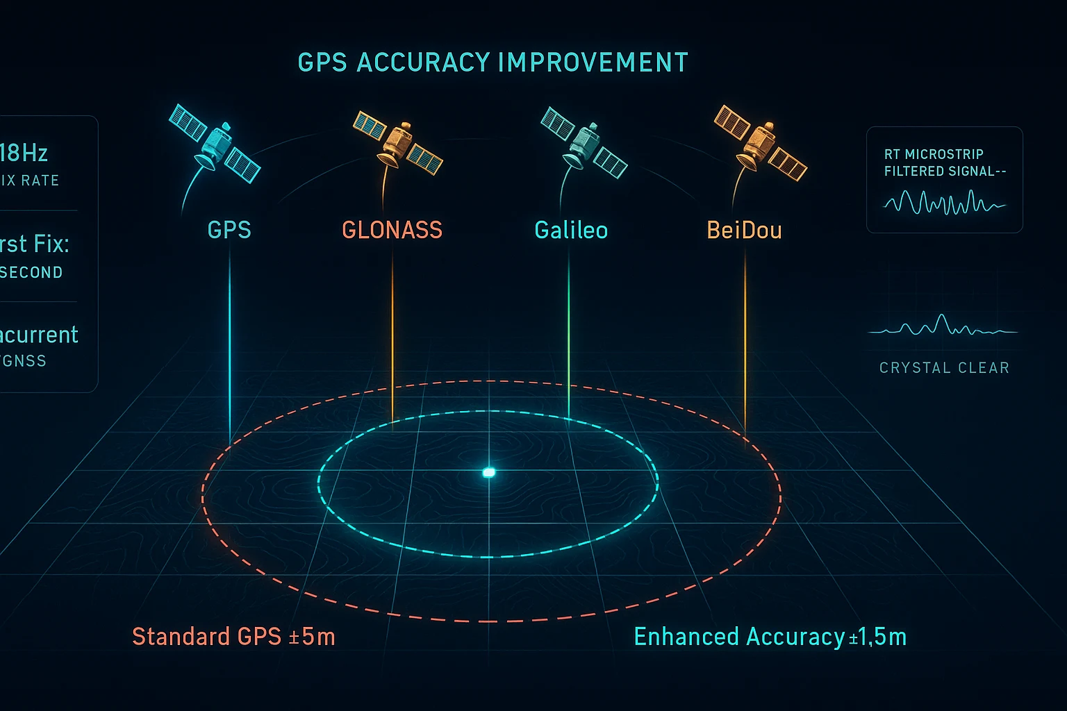 GPS accuracy improvement module