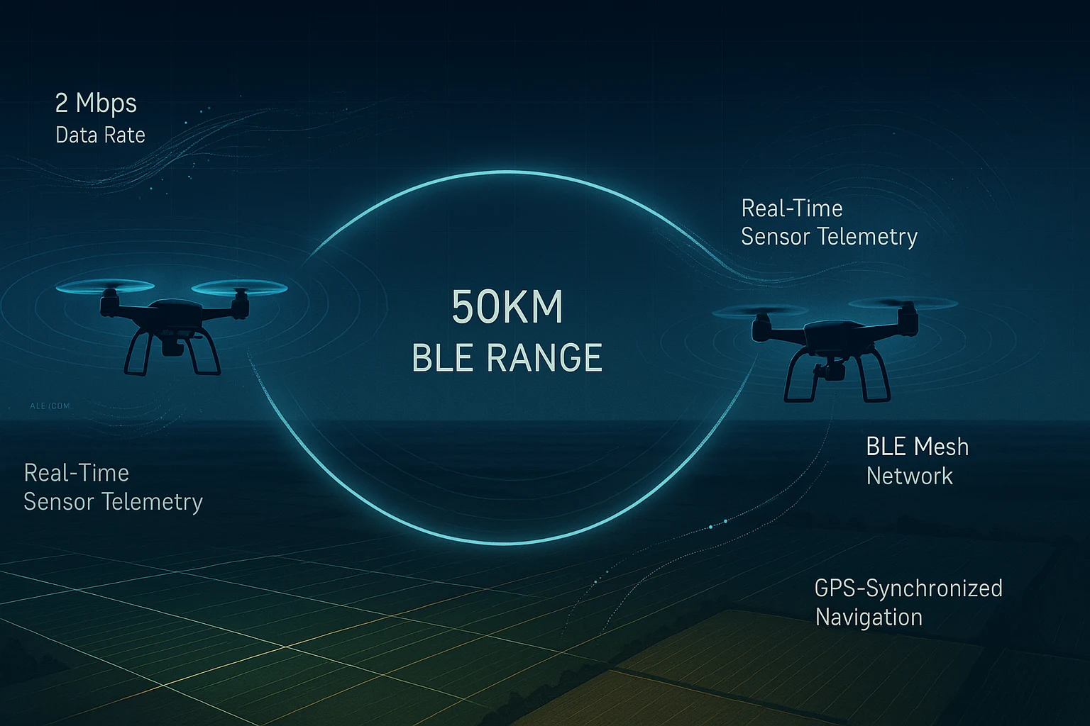 agricultural drone communication module