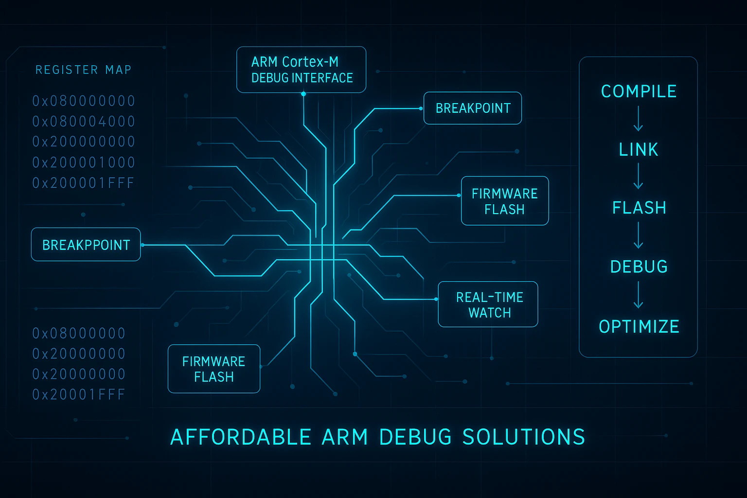 ARM programmer debugger affordable