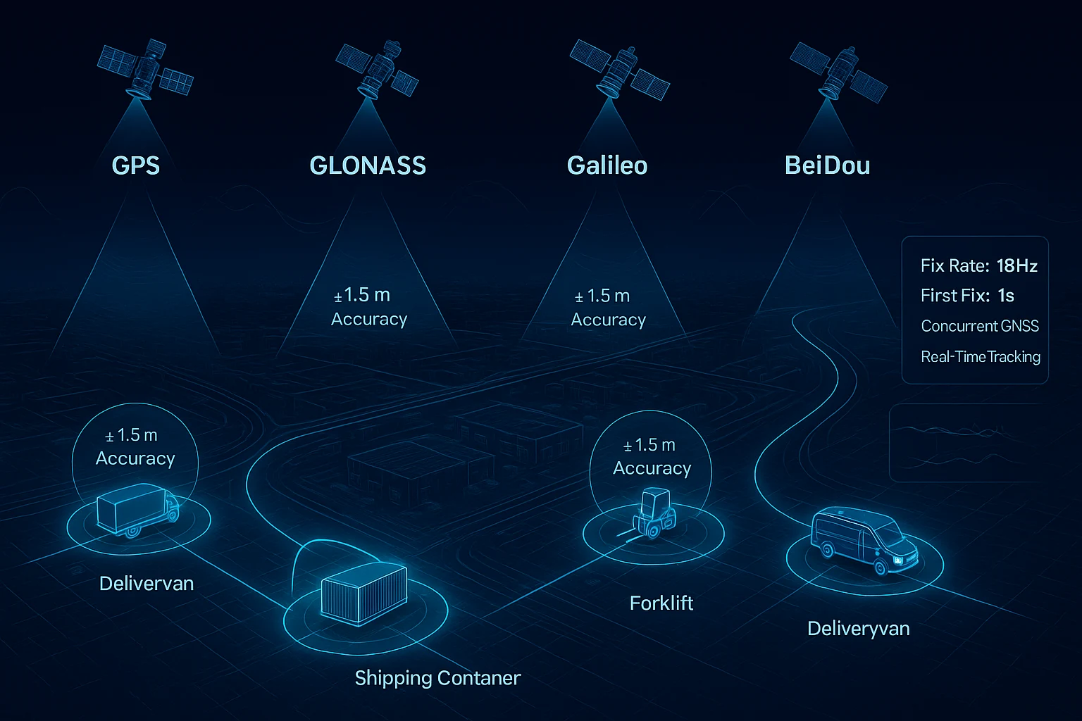 GPS module asset tracking