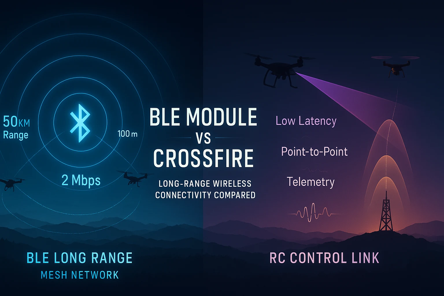 BLE module vs crossfire