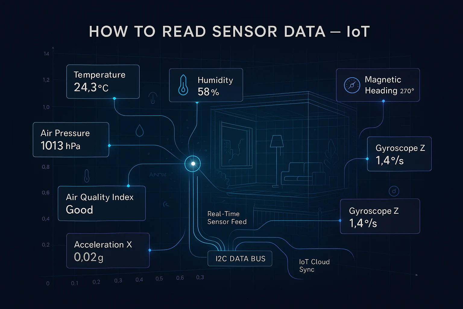 how to read sensor data IoT