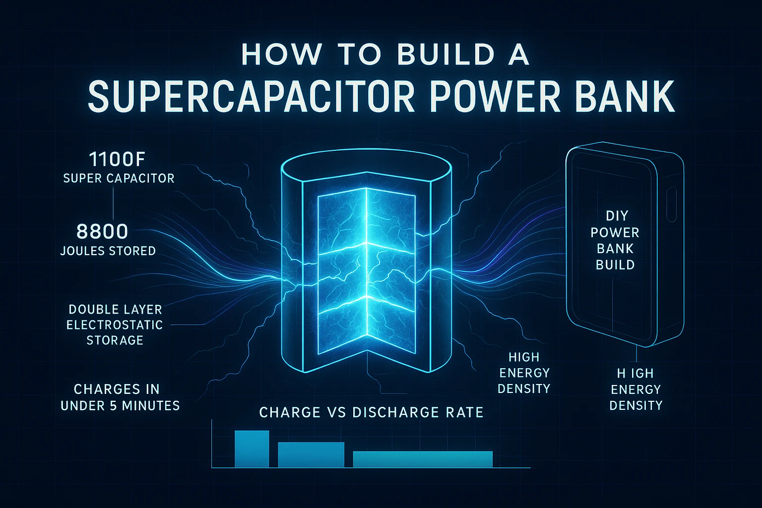 how to build supercapacitor power bank