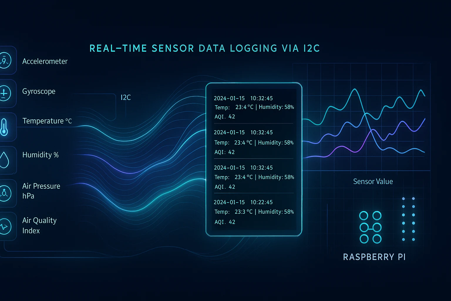 how to log sensor data raspberry pi