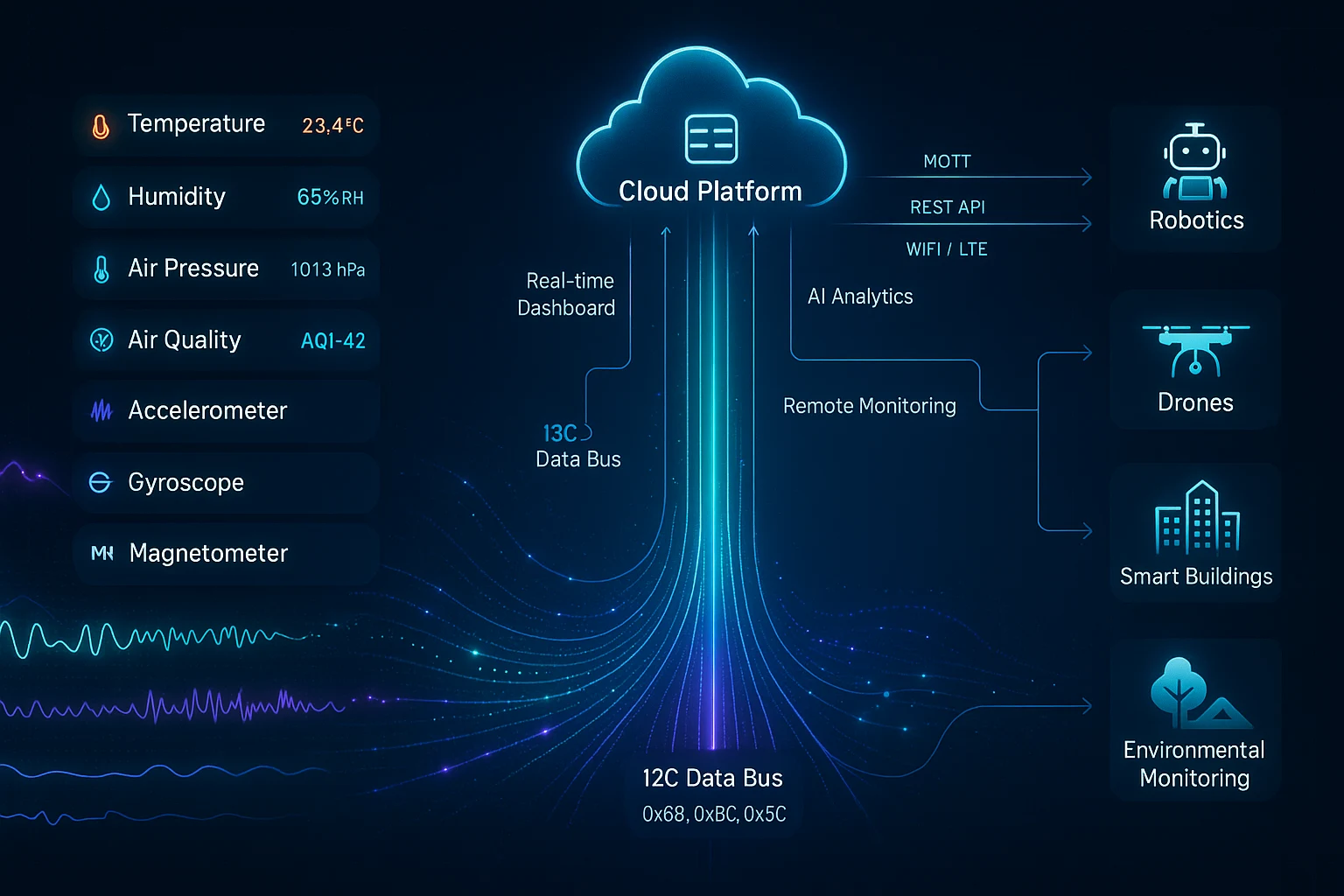 IoT sensor data to cloud tutorial