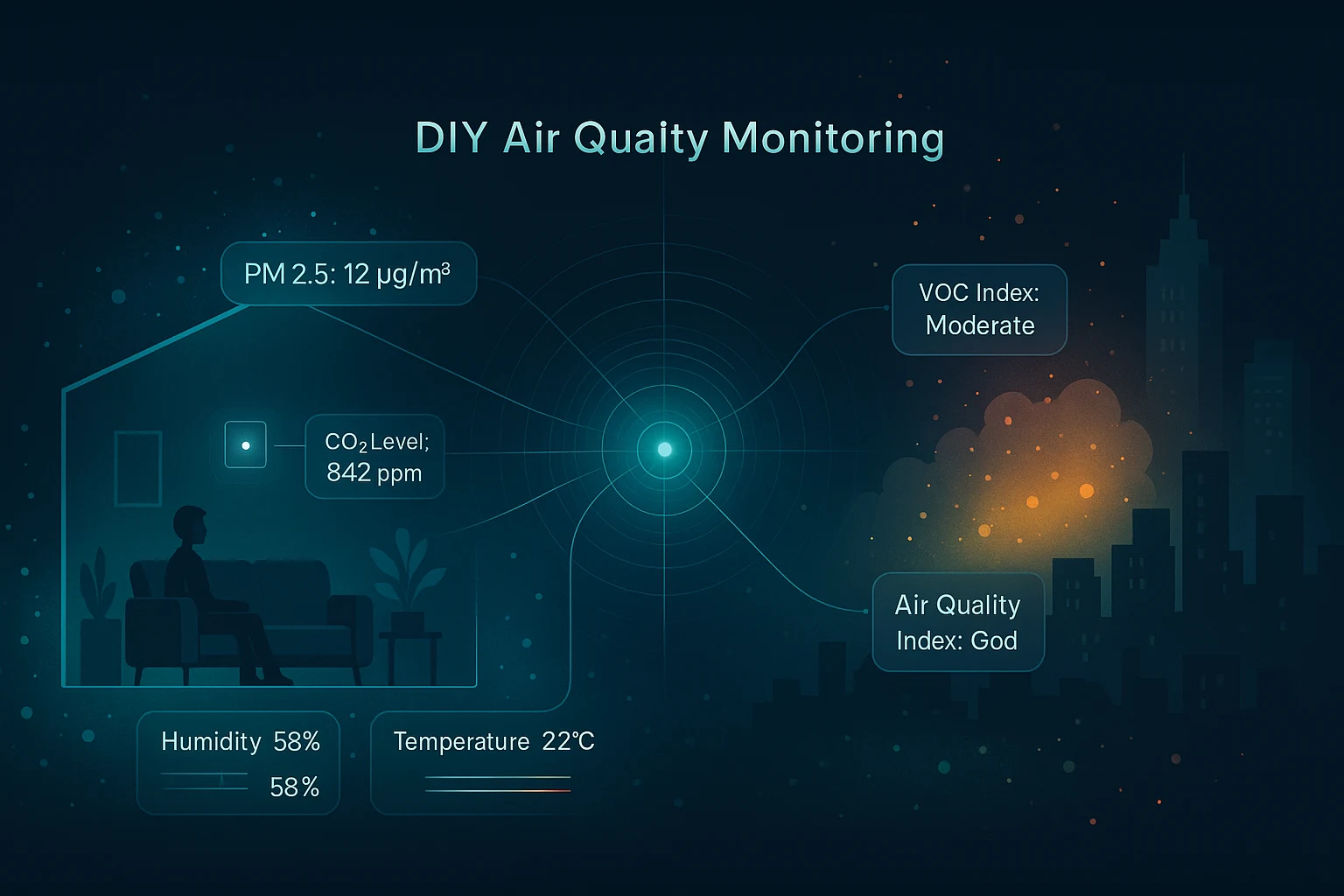 how to monitor air quality DIY