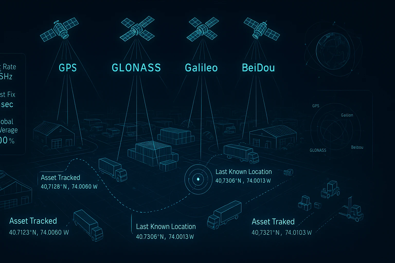 how to track assets with GPS module
