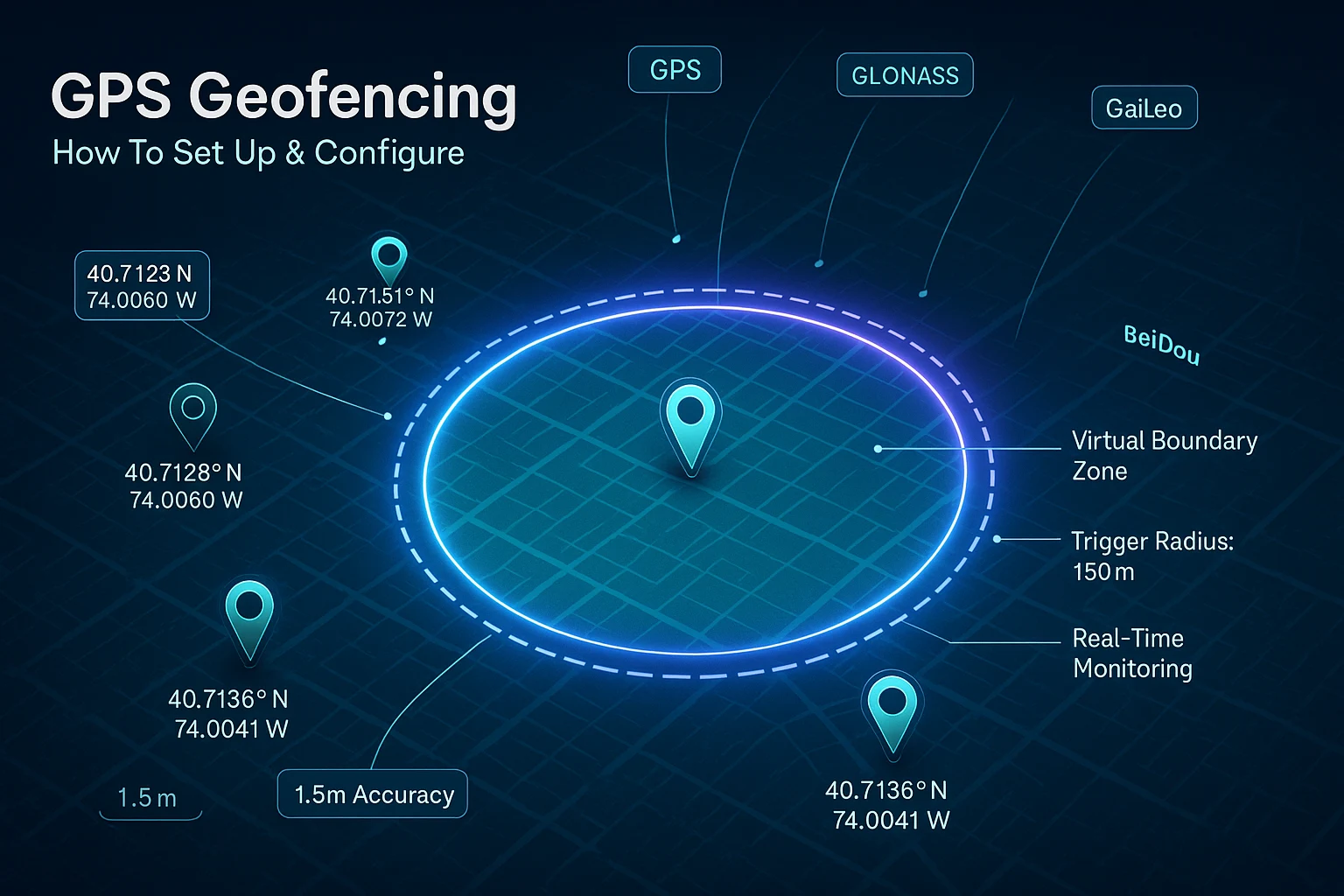 GPS geofencing module how to