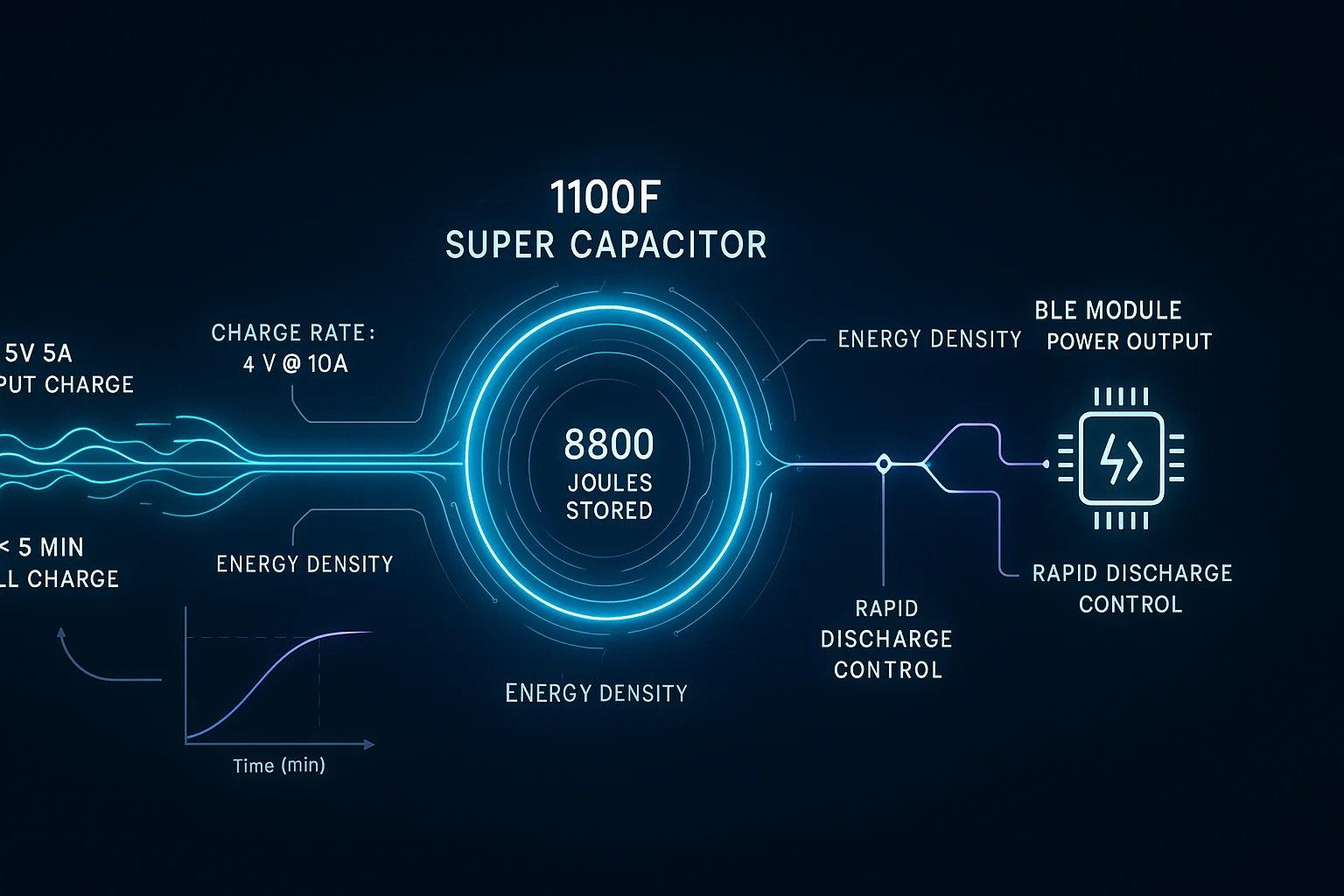 supercapacitor charger circuit design