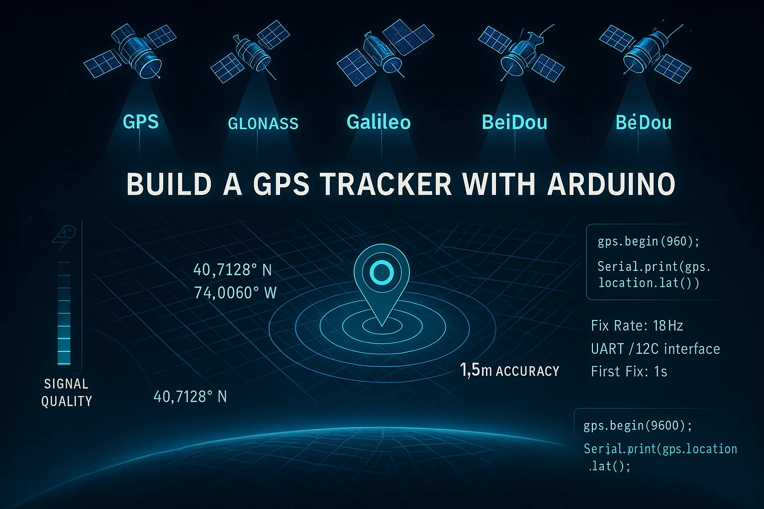 build GPS tracker arduino