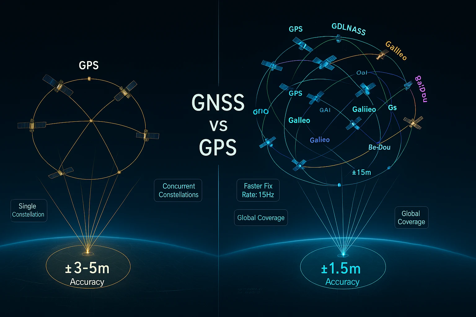 GNSS vs GPS module difference