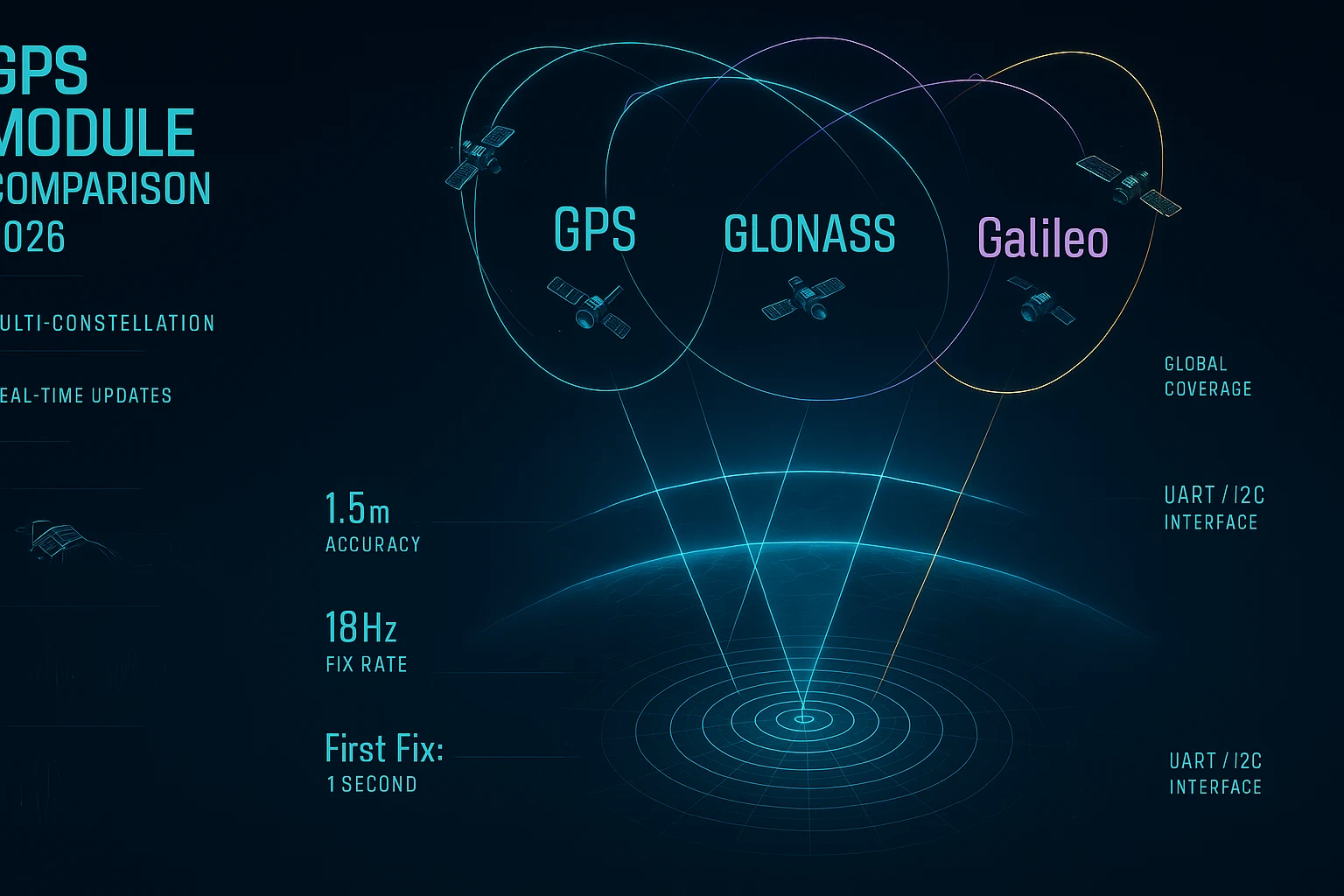 GPS module comparison 2026