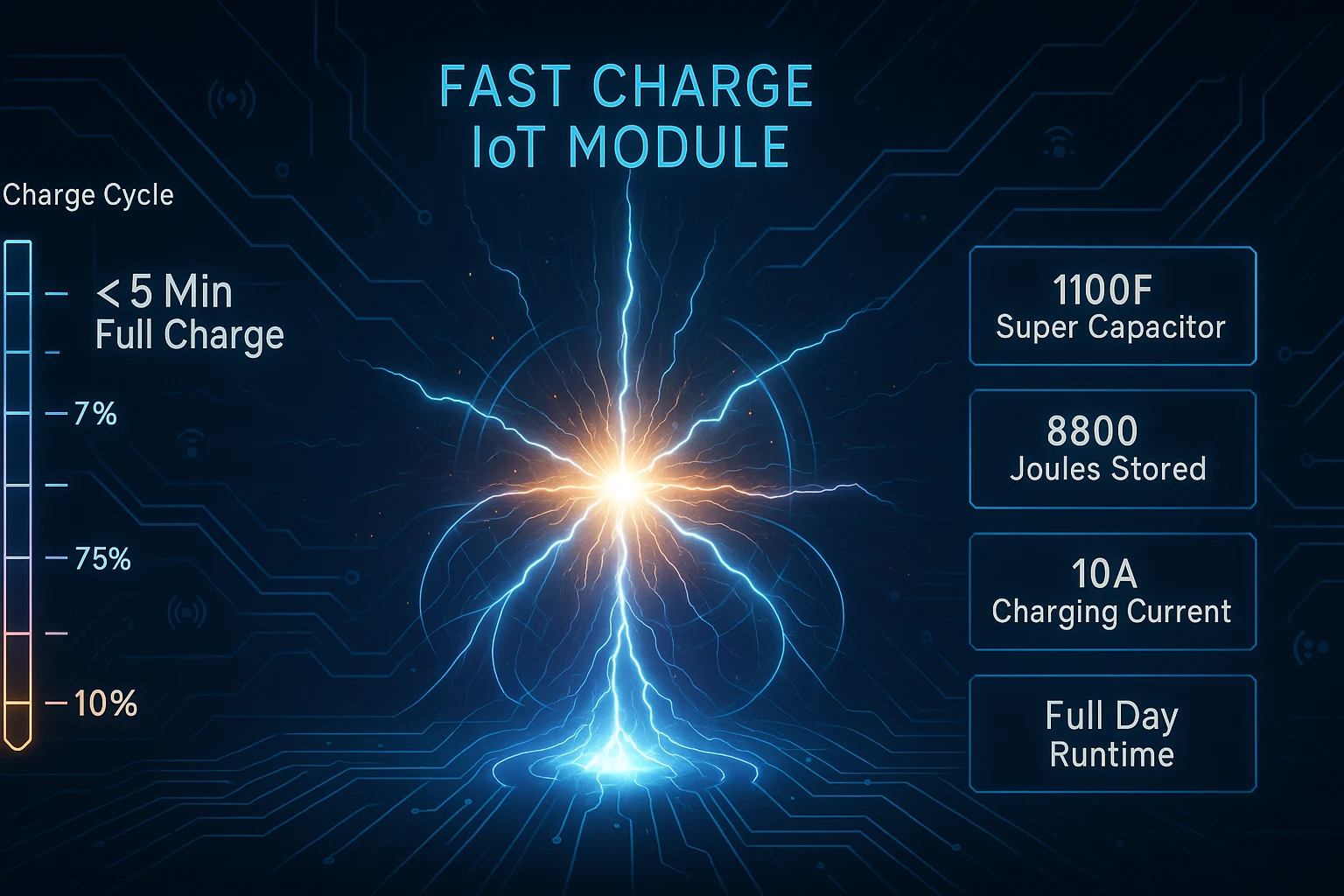 fast charge IoT module