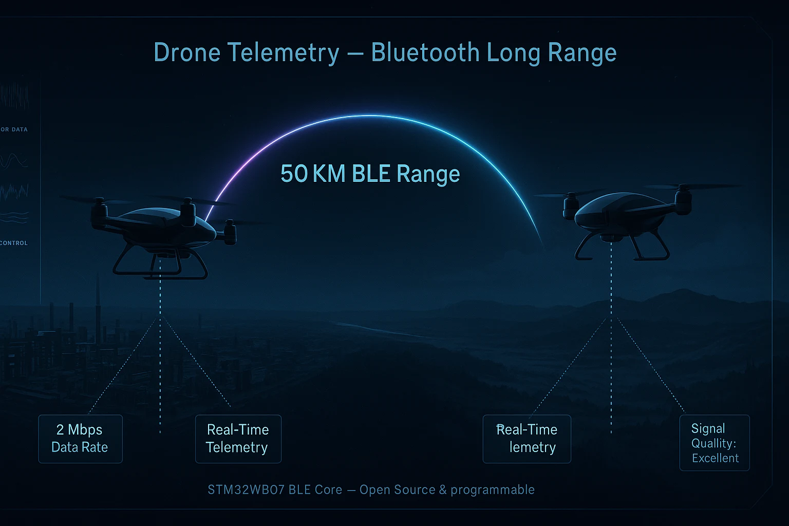 drone telemetry module bluetooth