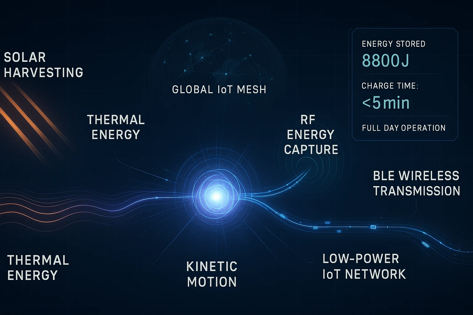 energy harvesting IoT module