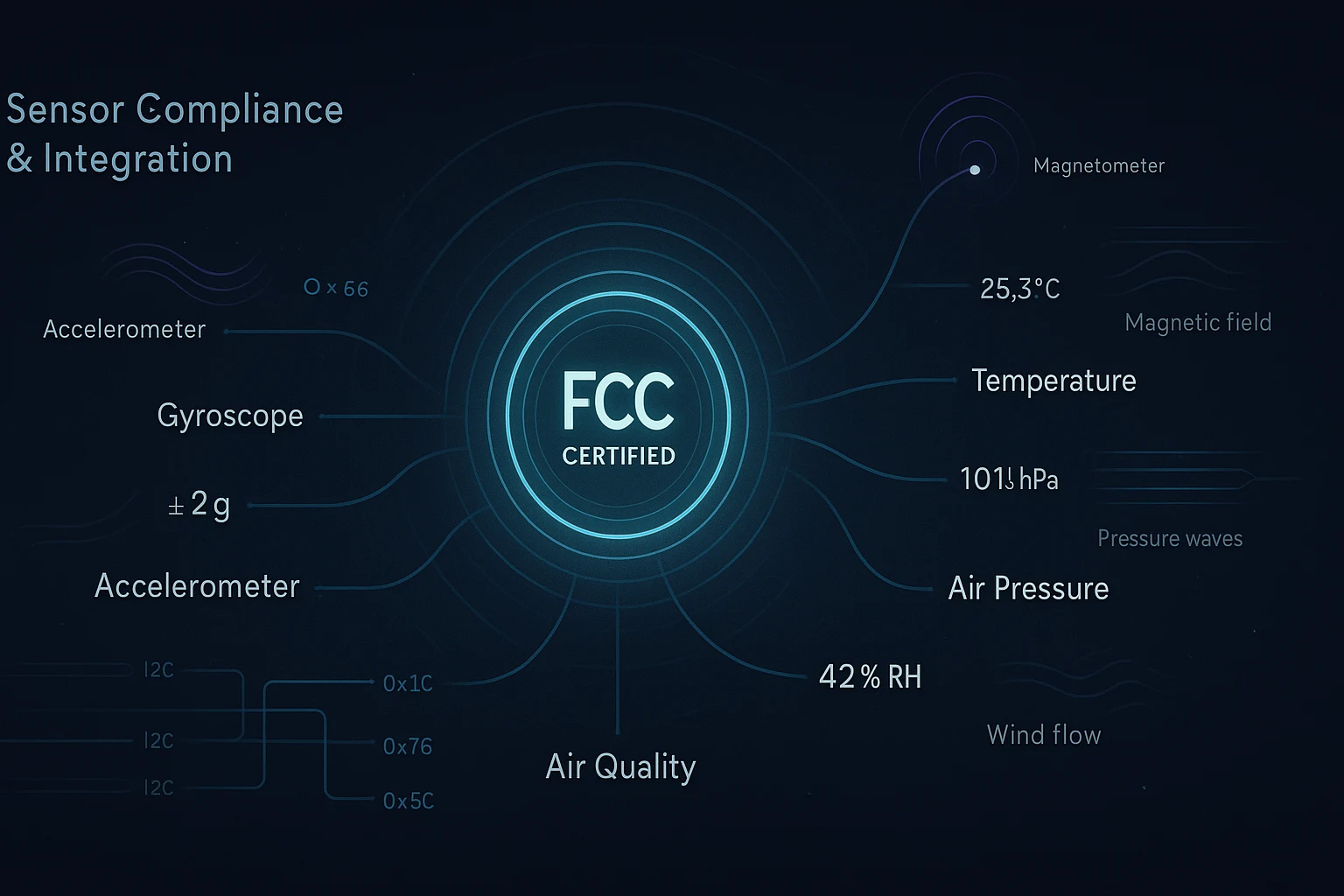 FCC certified sensor module