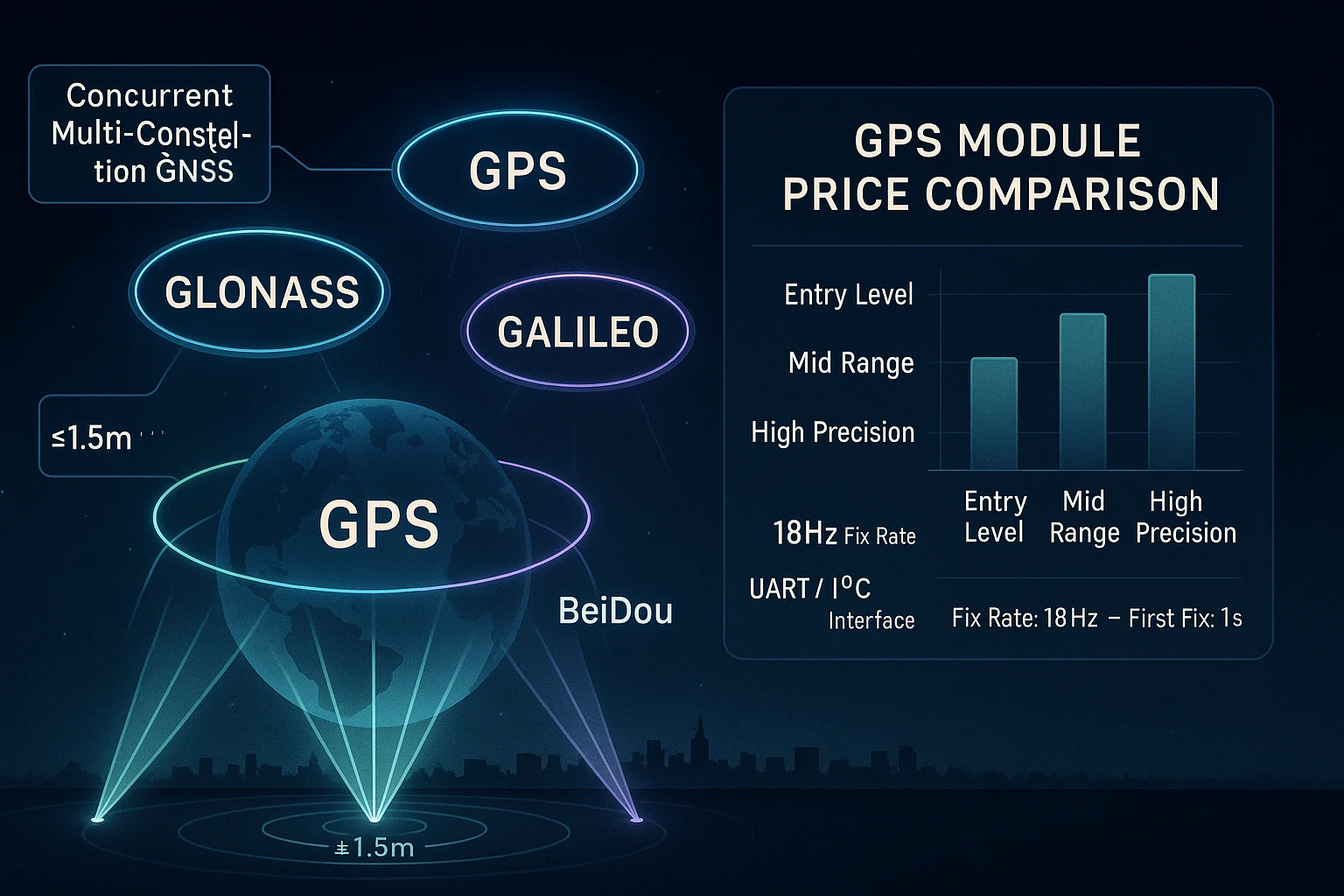 GPS module price comparison