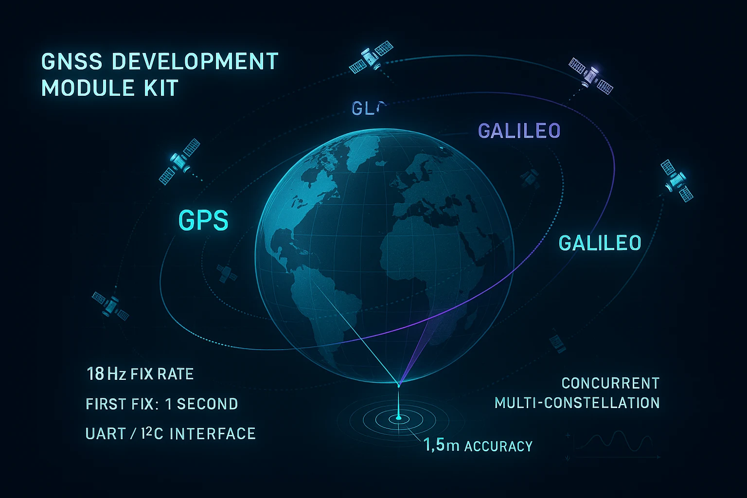 GNSS development module kit