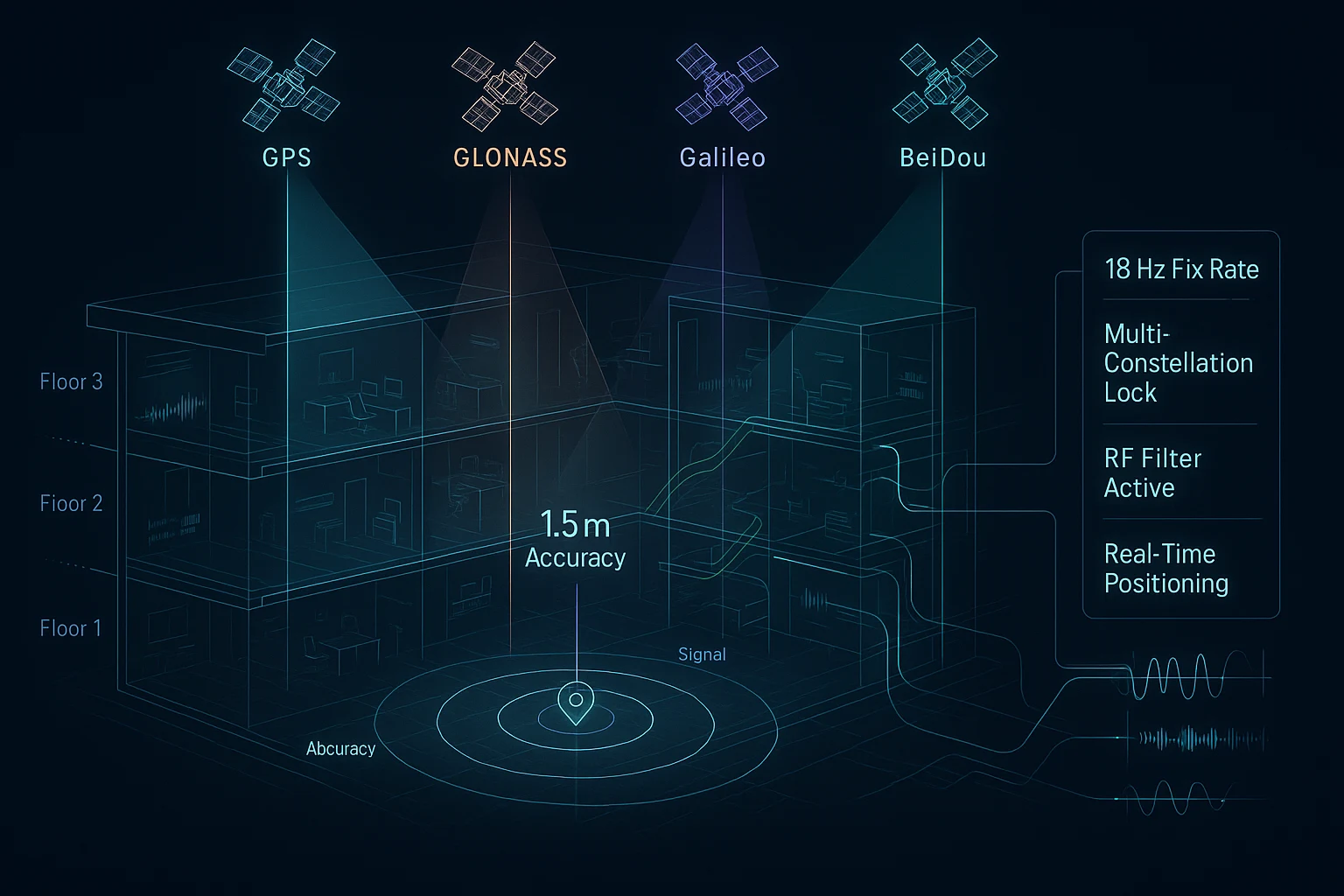 GPS module indoor performance
