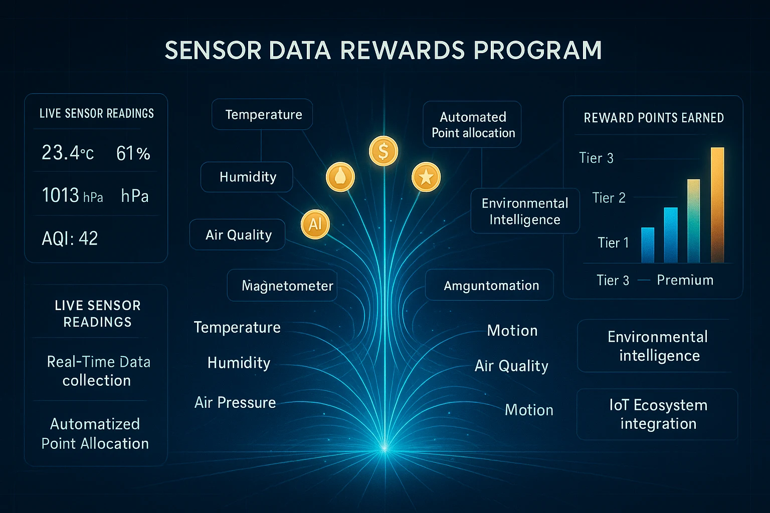 sensor data rewards program