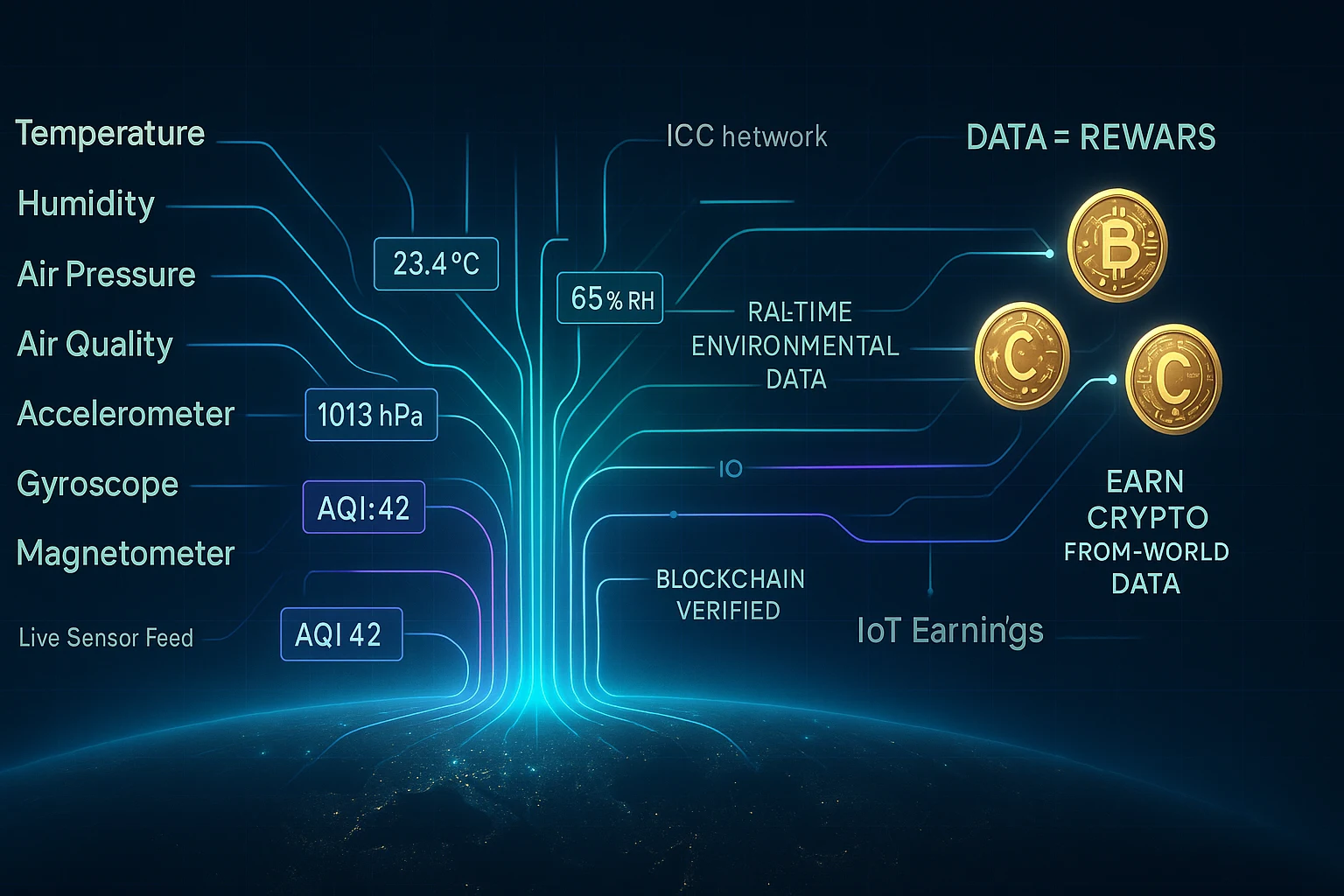 earn crypto IoT sensor