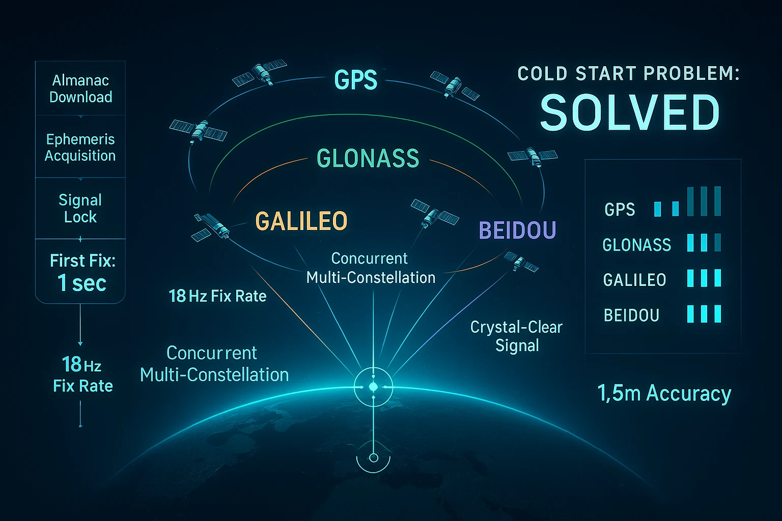 GNSS cold start problem solution