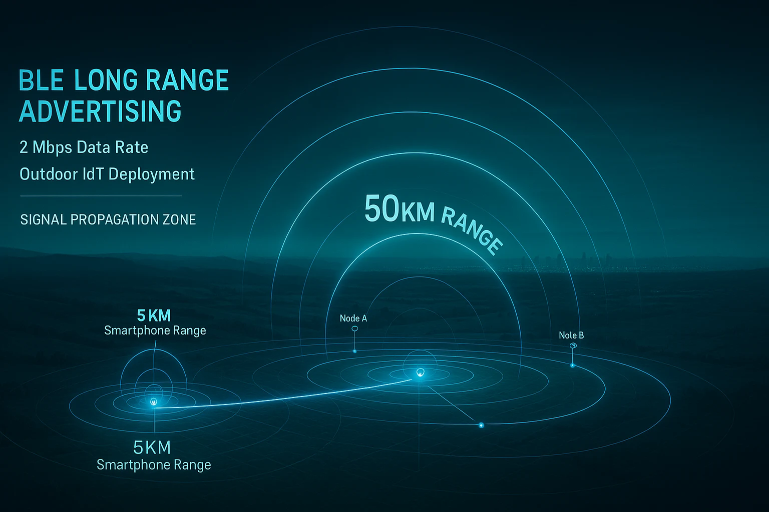 BLE Advertising Range Outdoor: How to Achieve 50KM with MultiNav Pro+