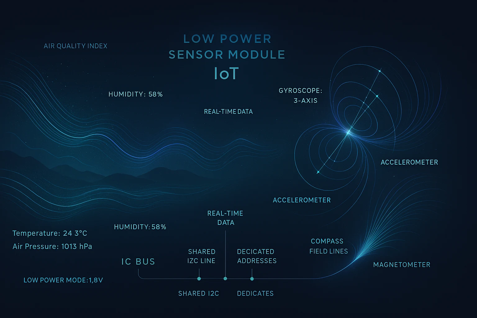 low power sensor module IoT